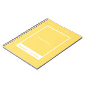 Yellow Block Quote Classic Notebook Notitieboek (Linkerzijde)