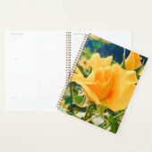 Yellow Bloom Spiral Planner (Display)
