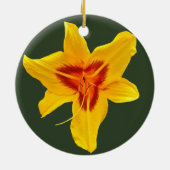 Yellow Blossom foto Keramisch Ornament (Achterkant)