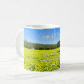 Yellow & Blue Country Bliss - Aangepaste Moederdag Koffiemok (Voorkant links)