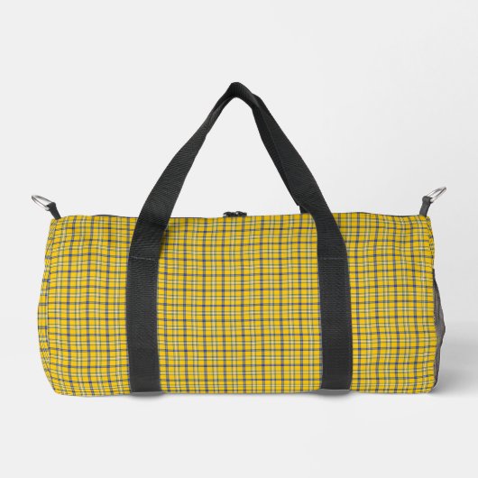 Yellow Blue Plaid Classic Pattern Retro Plunjezak (Voorkant)