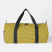 Yellow Blue Plaid Classic Pattern Retro Plunjezak (Achterkant)