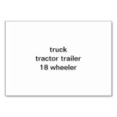 Yellow Blue Truck Reading Flashcards for Adults Kaart (Achterkant)