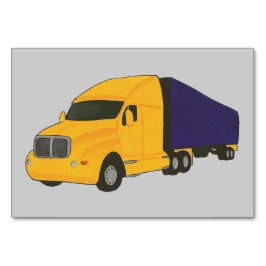 Yellow Blue Truck Reading Flashcards for Adults Kaart