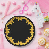 Yellow Boarder Paper Bord (Feest)