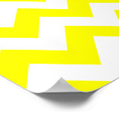 Yellow Bold Chevron Poster (Hoek)