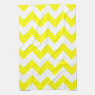 Yellow Bold Chevron Theedoek