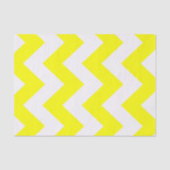 Yellow Bold Mod Chevron Tissuepapier (Voorkant)