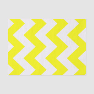 Yellow Bold Mod Chevron Tissuepapier