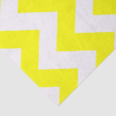 Yellow Bold Mod Chevron Tissuepapier (Detail)