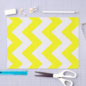 Yellow Bold Mod Chevron Tissuepapier (Craft)
