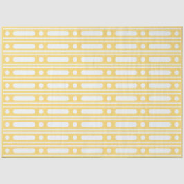 Yellow Bone Inlay Dots Border Decoupage Paper Tissuepapier