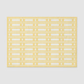 Yellow Bone Inlay Dots Border Decoupage Paper Tissuepapier (Voorkant)