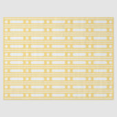 Yellow Bone Inlay Dots Border Decoupage Paper Tissuepapier (Voorkant)