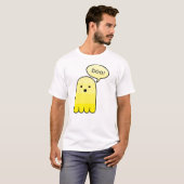 Yellow Boo Boo Ghost Halloween T-shirt (Voorkant volledig)