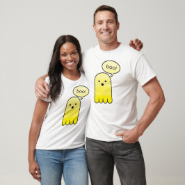 Yellow Boo Boo Ghost Halloween T-shirt