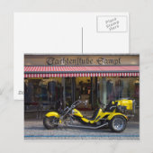 Yellow Boom Trike Briefkaart (Voorkant / Achterkant)