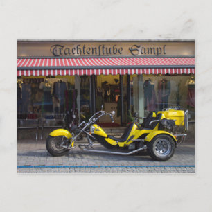 Yellow Boom Trike Briefkaart