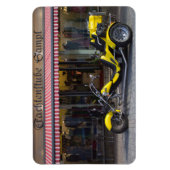 Yellow Boom Trike Magneet (Verticaal)