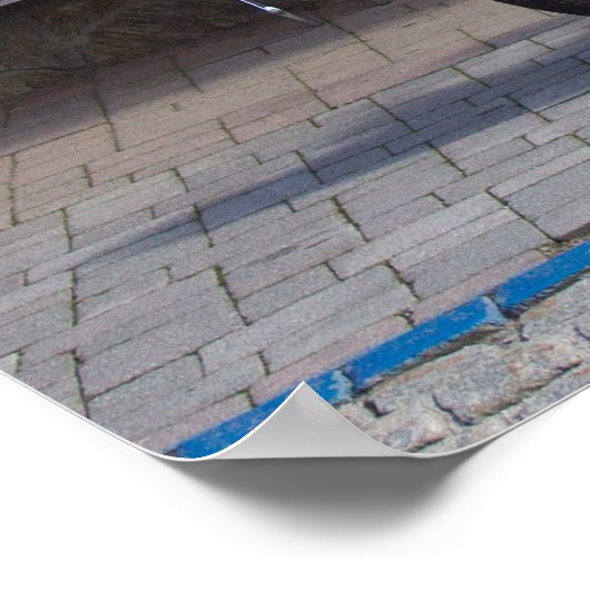 Yellow Boom Trike Poster (Hoek)