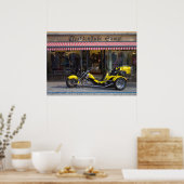 Yellow Boom Trike Poster (Keuken)