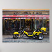 Yellow Boom Trike Poster (Voorkant)