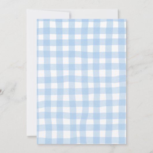 Yellow Bow Lemon Baby Shower Invitation Kaart (Achterkant)