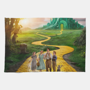 Yellow Brick Road naar Emerald City Theedoek