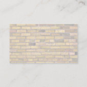 Yellow Brick Wall Visitekaartje (Achterkant)