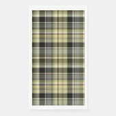 Yellow-brown tartan plaid. servet (Voorkant)