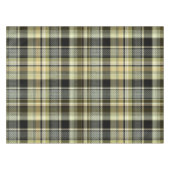 Yellow-brown tartan plaid.  tafelkleed (Voorkant (Horizontaal))