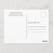 Yellow Brown White Sunflower Boho Engagement Party Briefkaart (Achterkant)