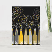 Yellow Bubble Bottles nieuwjaarsfeest (Voorkant)