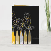 Yellow Bubble Bottles nieuwjaarsfeest (Achterkant)