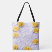 Yellow bubble tote bag (Achterkant)