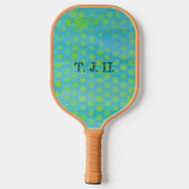 Yellow Bubble Wrap Print Pickleball Paddle (Achterkant)