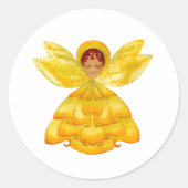 Yellow Bud Pixie Sticker (Voorkant)