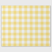 Yellow Buffalo Check Pattern Cadeaupapier (Vlak)