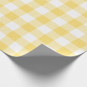 Yellow Buffalo Check Pattern Cadeaupapier (Hoek)