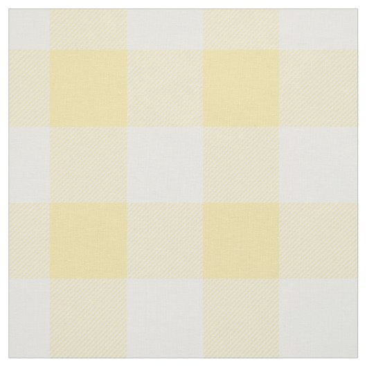Yellow Buffalo Check Pattern Stof (Swatch)