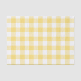 Yellow Buffalo Check Pattern Tissuepapier