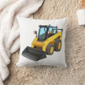 Yellow Bull Dozer Pillow Kussen (Deken)