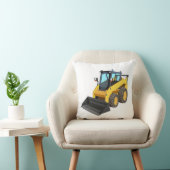 Yellow Bull Dozer Pillow Kussen (Stoel)