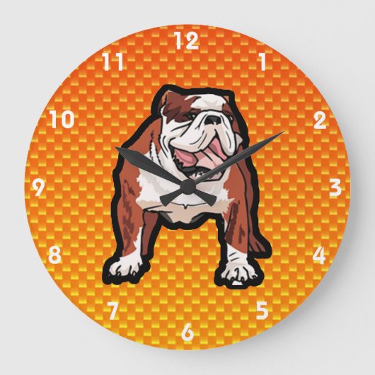 Yellow Bulldog Grote Klok (Voorkant)