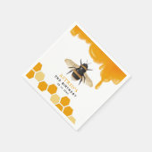 Yellow Bumblebee Kids Verjaardagsfeest Servet (Hoek)