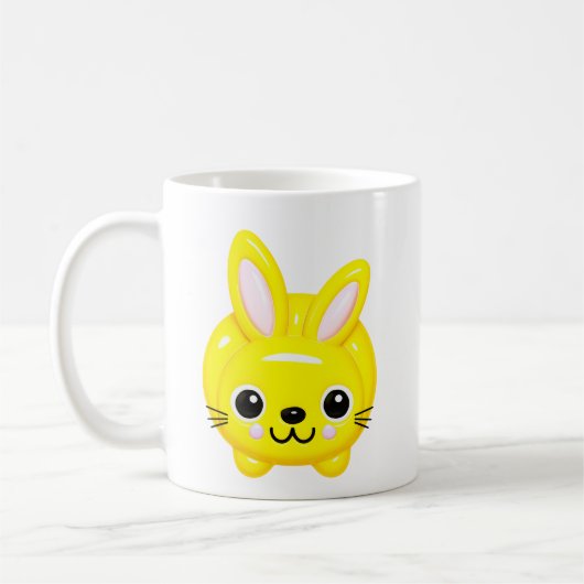 Yellow Bunny Koffiemok (Links)