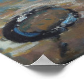 Yellow buoy and red sails Abersoch 2012 Poster (Hoek)