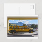 Yellow Bus, Yellowstone National Park, Wyoming Pos Briefkaart (Voorkant / Achterkant)