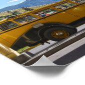 Yellow Bus, Yellowstone National Park, Wyoming Poster (Hoek)
