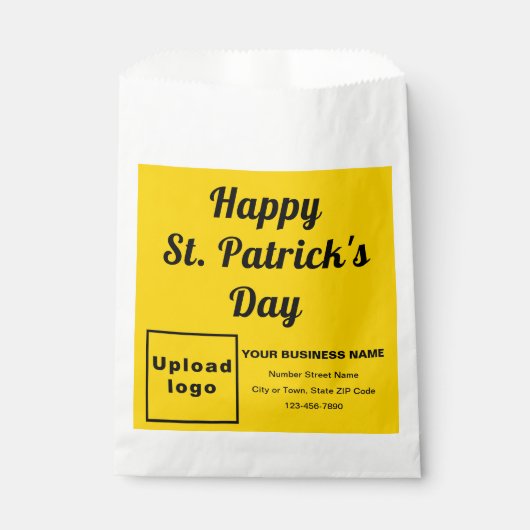 Yellow Business Brand, St. Patrick's Day, Bedankzakje (Voorkant)
